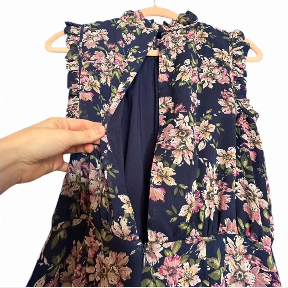 💜 Anthropologie | Ali & Jay Floral Sleeveless Wide Leg Jumpsuit (S) - Picture 5 of 11